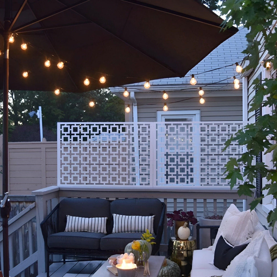 FairyFlicker String Lights - Luksusowe oświetlenie tarasowe z wodoodporną ochroną