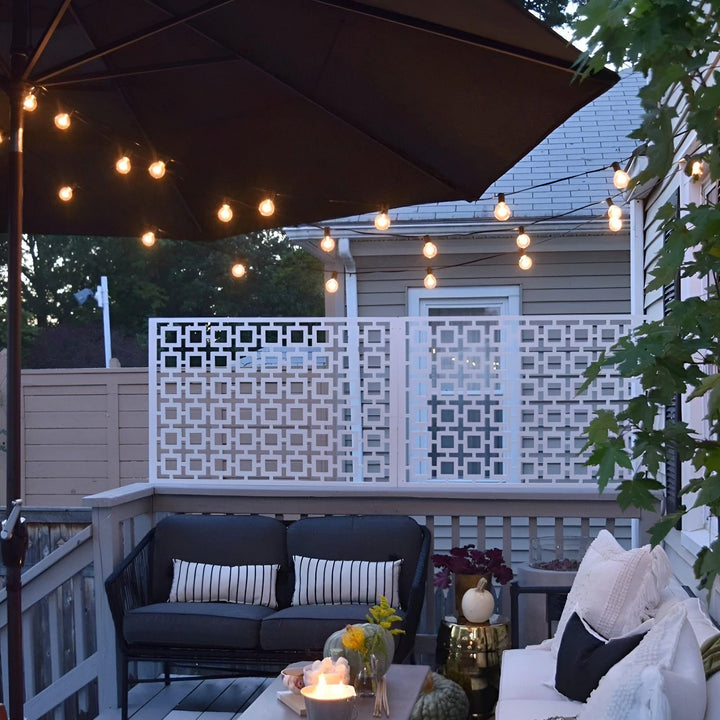 FairyFlicker String Lights - Luksusowe oświetlenie tarasowe z wodoodporną ochroną