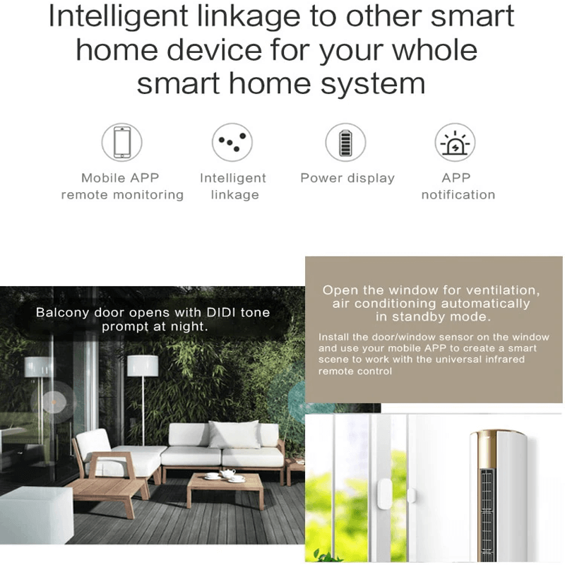Inteligentny czujnik drzwi z WiFi i Bluetooth