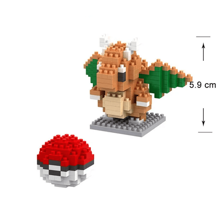 Poke Postacie Nanoblocks Anime Klocki Budowlane
