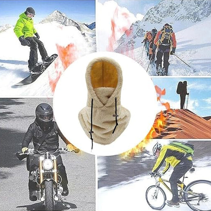 Carvallo - Maska narciarska z kapturem Sherpa