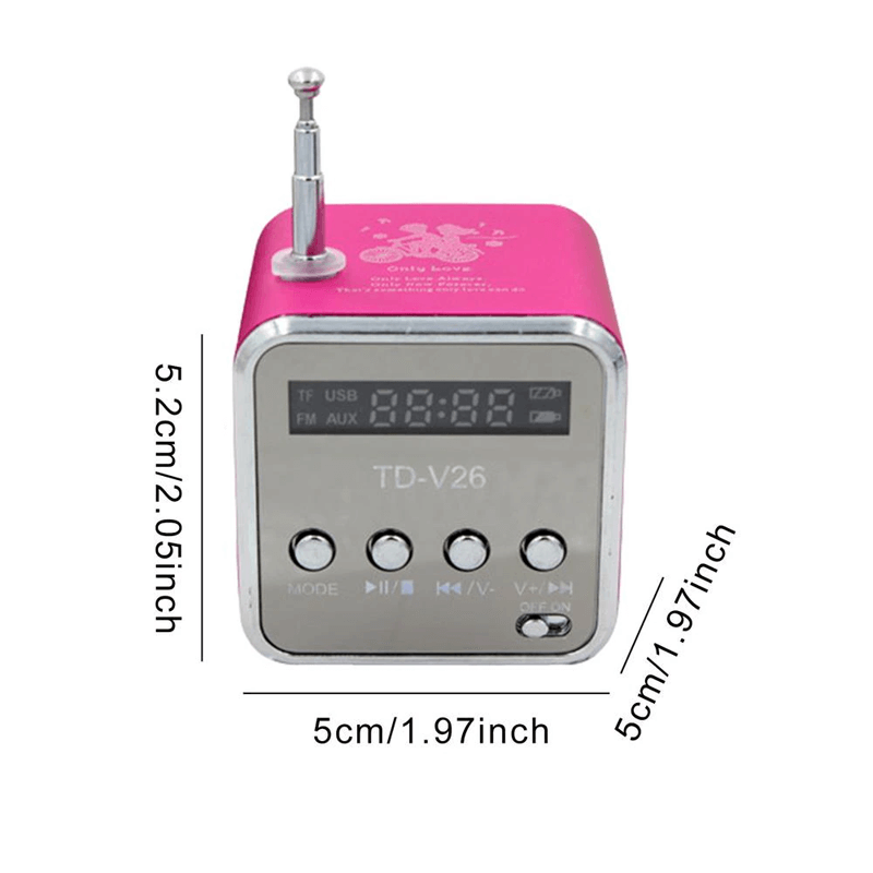Mini Radio Bluetooth Głośnik