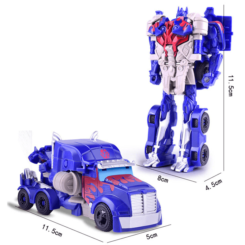 Dynamiczny Transformujący Robot Samochód - Zabawka Optimus, 1-etapowa Transformacja, Robot i Dinozaur Figurki Akcji dla Chłopców