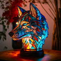 Artystyczna Lampa Szklana z Unikalnymi Wzorami Zwierząt do Stylowej Dekoracji