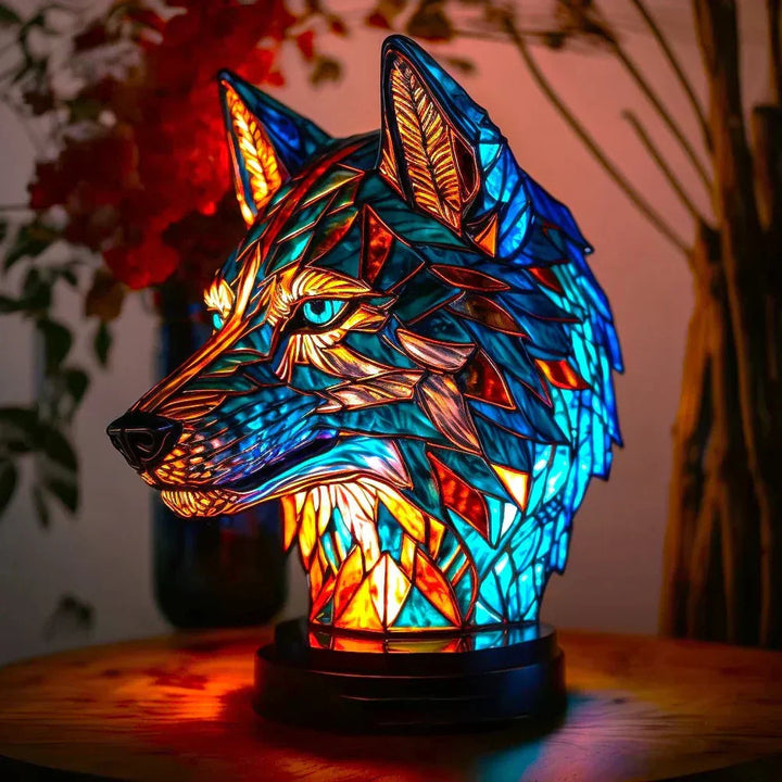 Artystyczna Lampa Szklana z Unikalnymi Wzorami Zwierząt do Stylowej Dekoracji