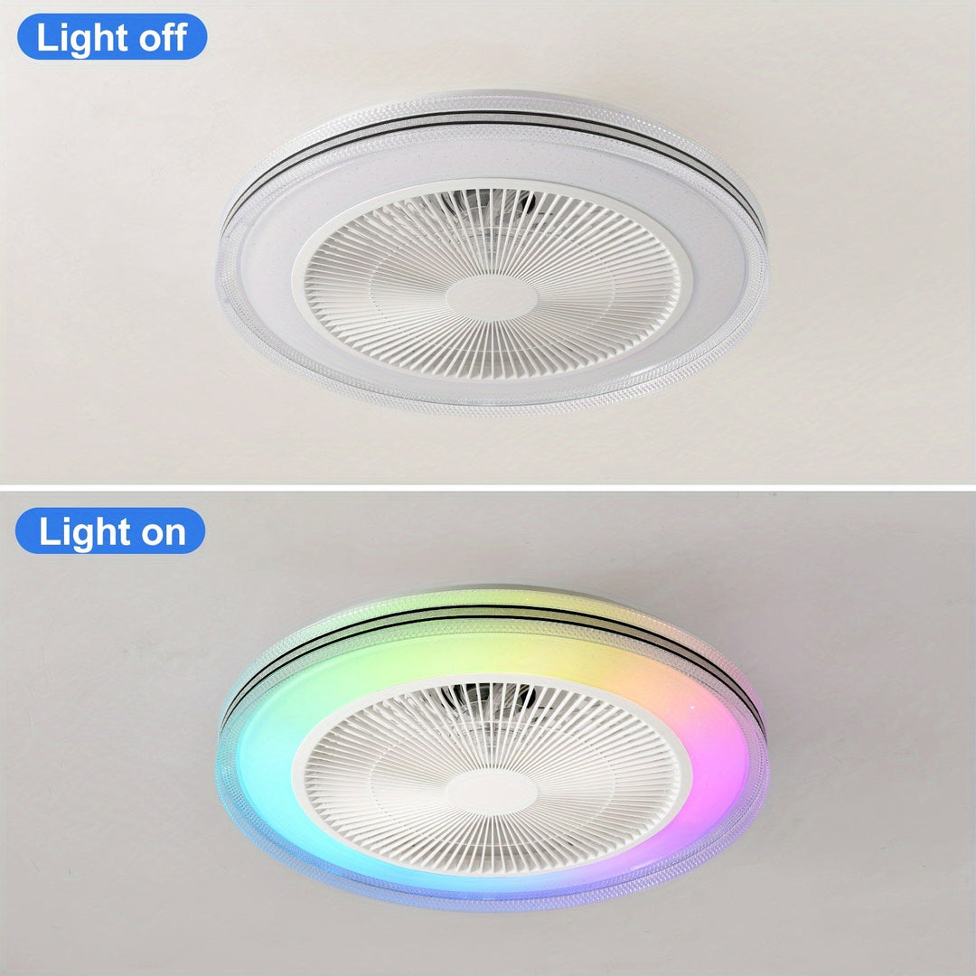 LumiCool RGB Wentylator sufitowy – Świeży i atmosferyczny