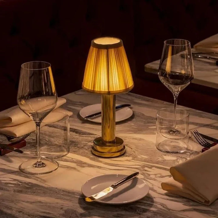 Elegancka bezprzewodowa lampa stołowa LED Silk Touch – nowoczesna elegancja