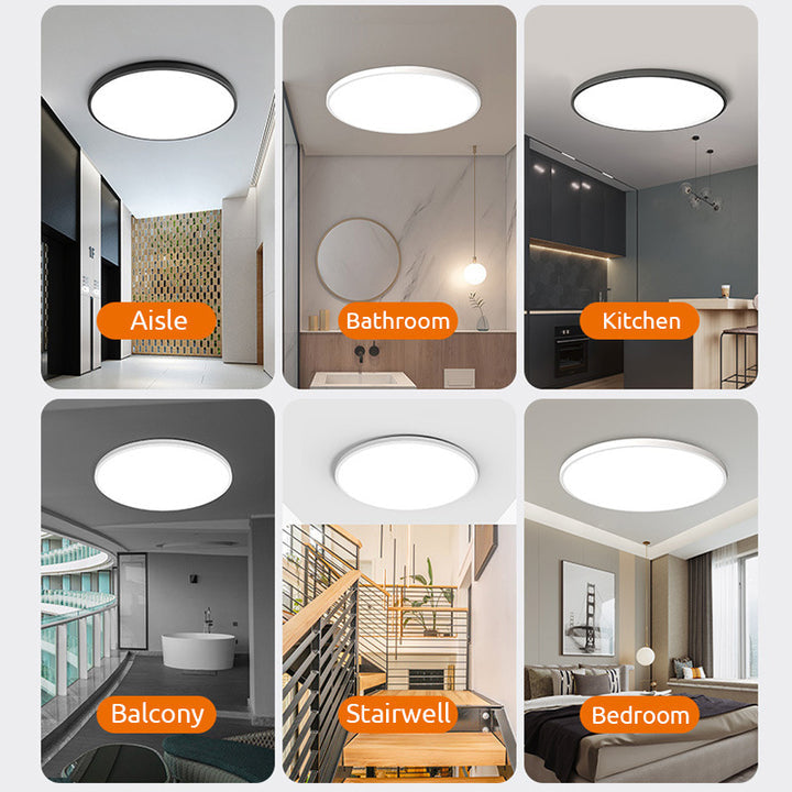 Nowoczesna Lampa Sufitowa LED Okrągła