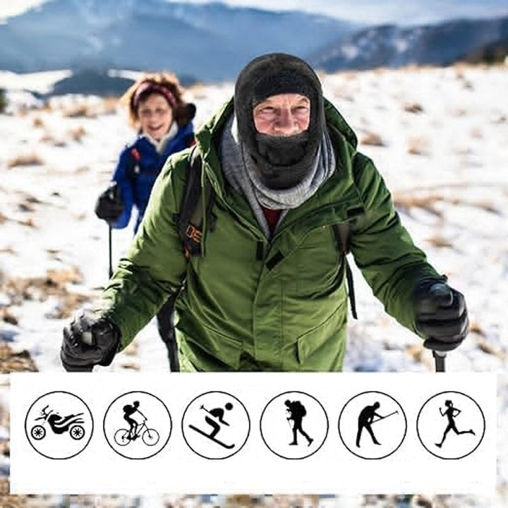 Carvallo - Maska narciarska z kapturem Sherpa