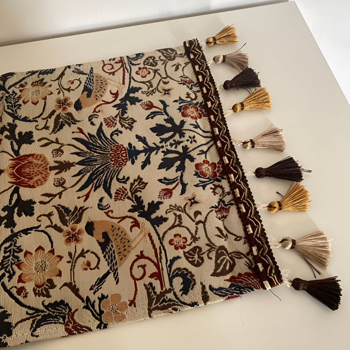 Vintage Kwiatowy &amp; Ptaszy Jacquard Duklopp