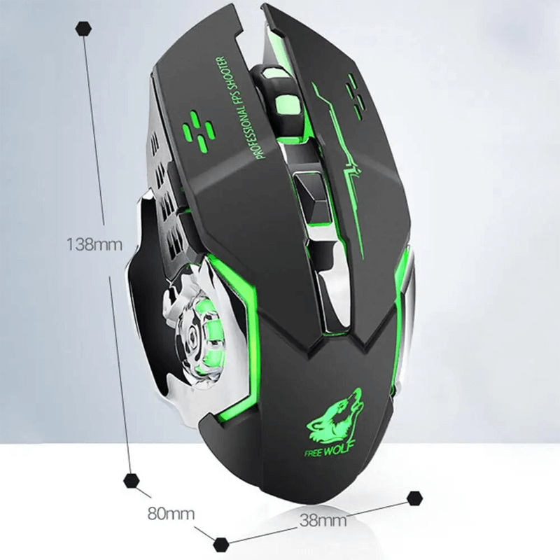 Mysz Optyczna Bezprzewodowa Wolf X8
