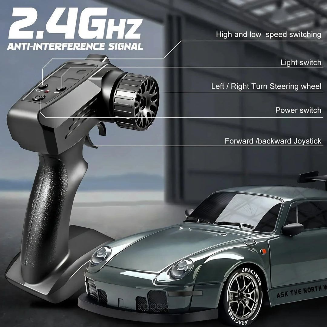 Luxora Retro Drift Master – 4WD RC Samochód z LED-ami
