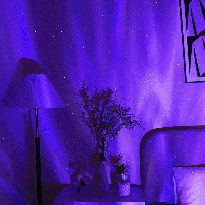RoyaleGlow Aurora Starlight Projektor – Przekształć swoją przestrzeń w magiczne zorze polarne