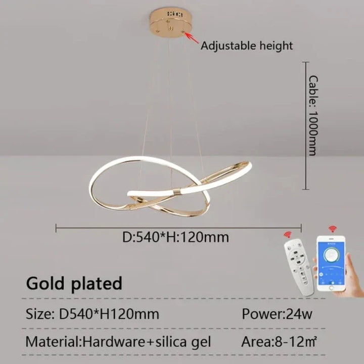 LightMaster - Slim LED Lampa Wisząca Uppsättning