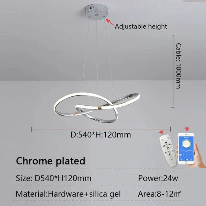 LightMaster - Slim LED Lampa Wisząca Uppsättning
