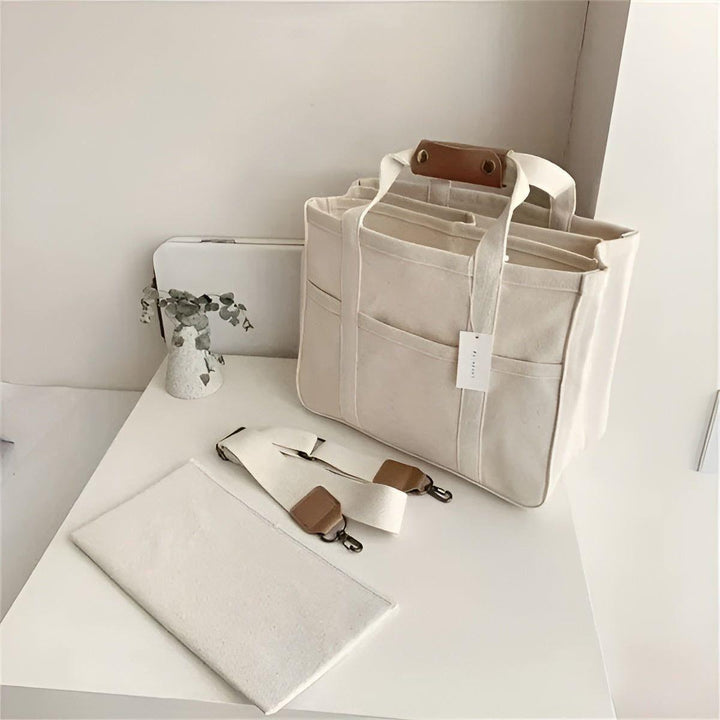 Torba Canvas Tavolaé | Wszechstronna i Wytrzymała | Lekka i Pojemna | W Beżu lub Czerni