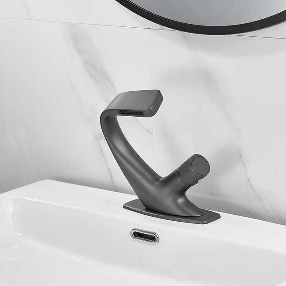 Nowoczesna bateria umywalkowa – Elegancki design dla stylowych, funkcjonalnych przestrzeni