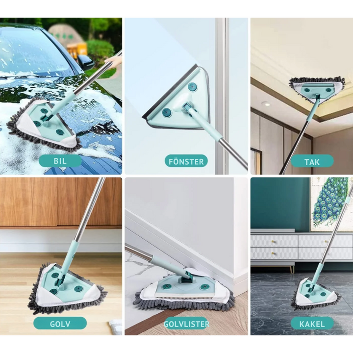 SmartMop 360™ – rotacyjny mop z samoczyszczeniem i regulowanym uchwytem