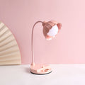 Ładowalna lampa stołowa LED z dotykowym włącznikiem – Skandynawski design kwiatowy