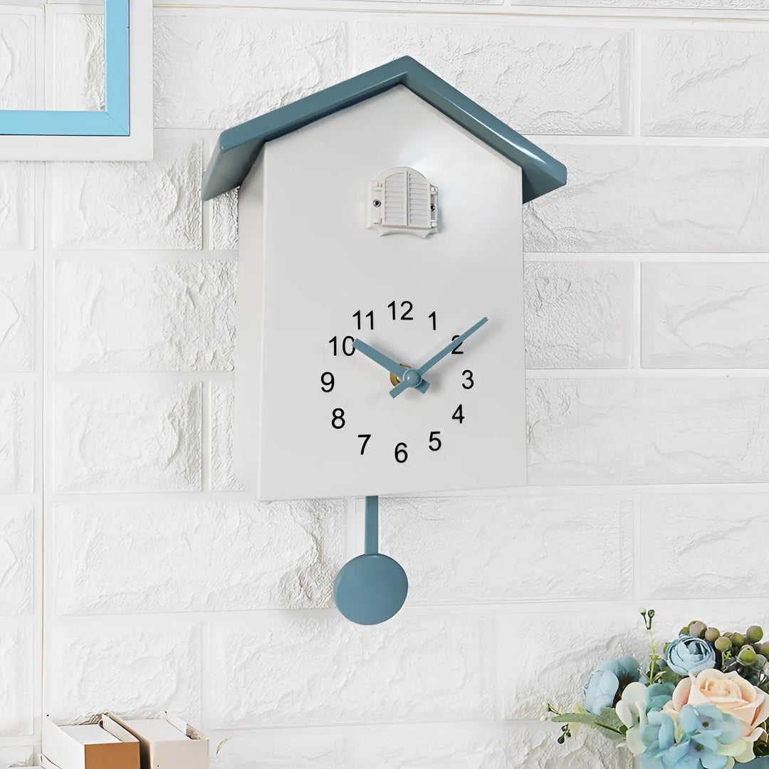 Nowoczesny Zegar Ścienny Kukułkowy z Minimalistycznym Designem