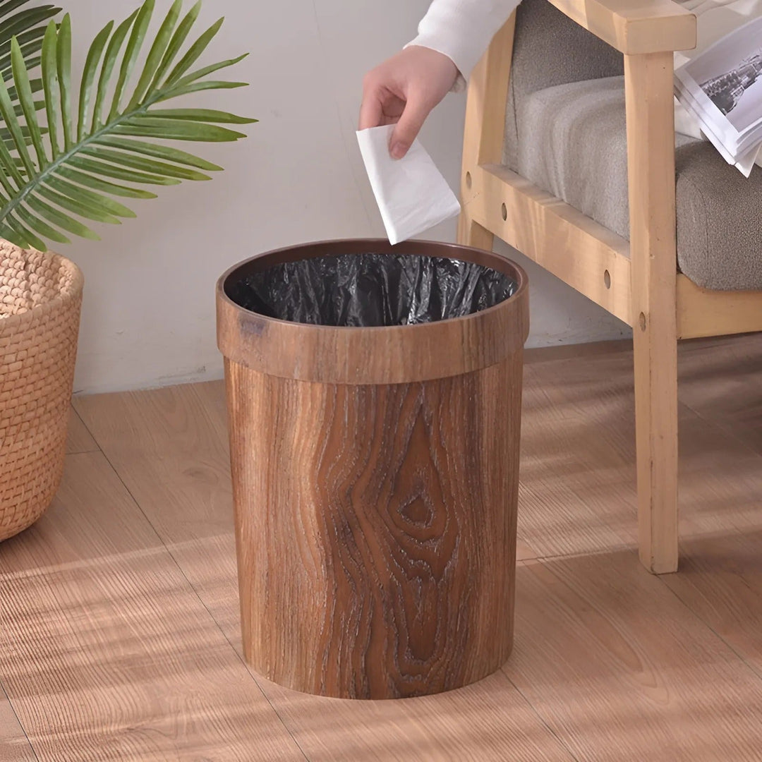 NordicWood - Elegancki kosz na śmieci z drewna
