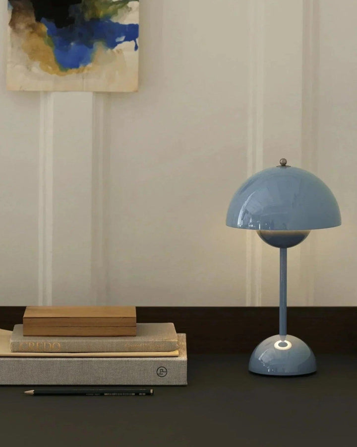Carvallo – Lampa Stołowa LED w Skandynawskim Stylu, Ściemniana i Trwała w Metalu