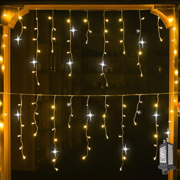 GlowCurtain | Migocząca Zasłona LED do Dekoracji na Zewnątrz