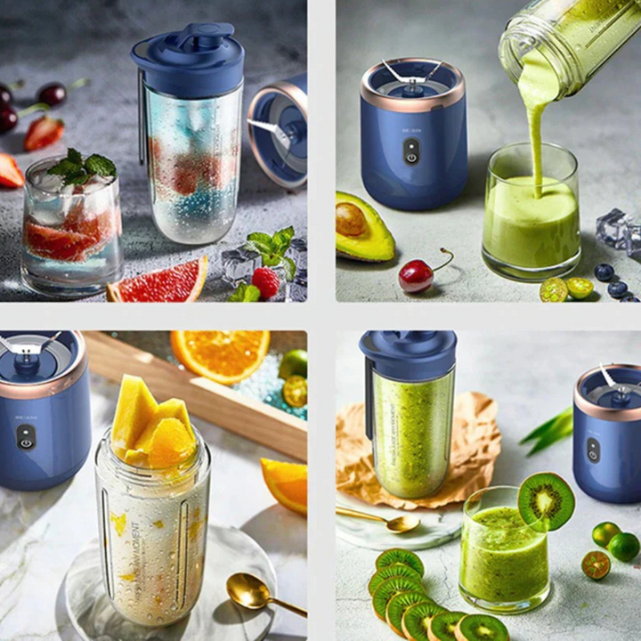 Ładowalny przenośny kubek miksujący — Maszyna do smoothie w podróży i shaker do kruszenia lodu