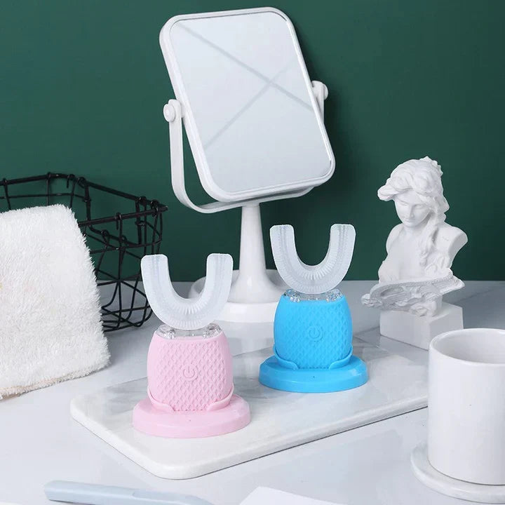 Ultradźwiękowa szczoteczka do zębów z 360°-czyszczeniem