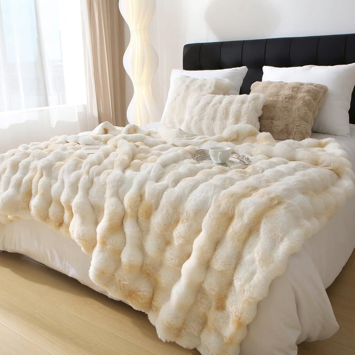 CasaLuxe Koc – Stylowy i Miękki Dwustronny Koc Fleece