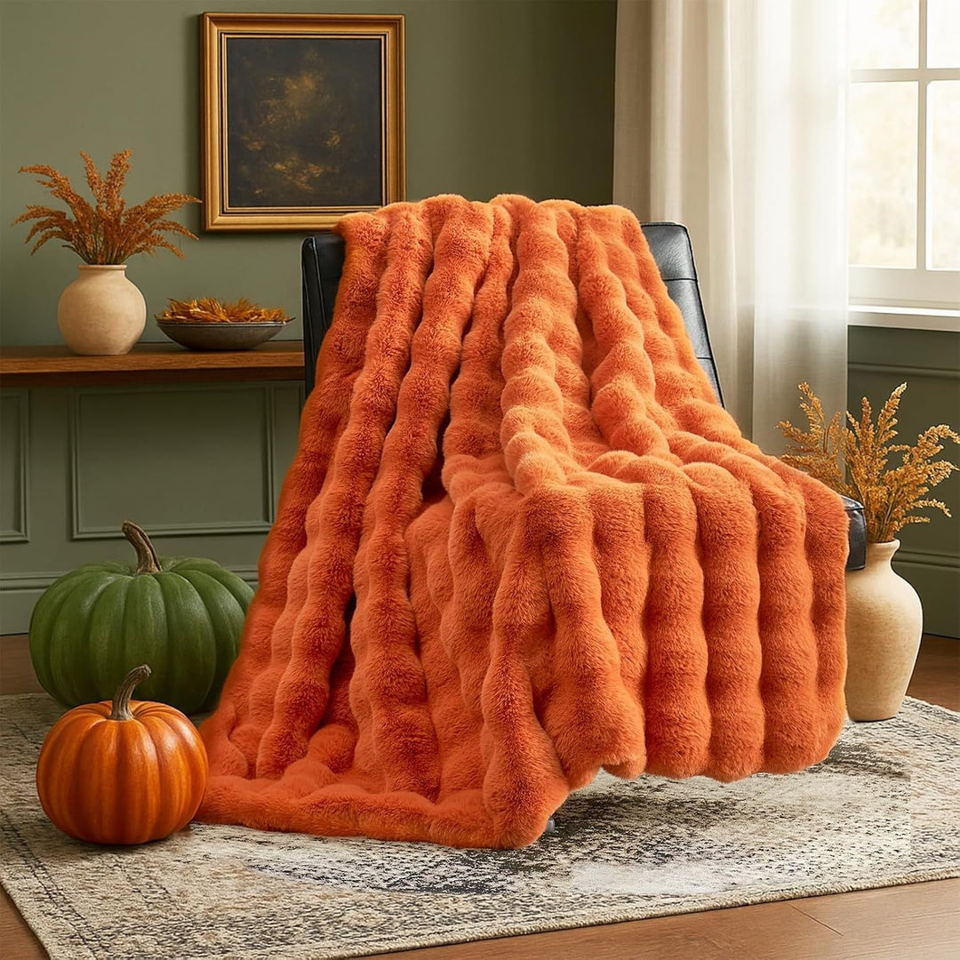 CasaLuxe Koc – Stylowy i Miękki Dwustronny Koc Fleece
