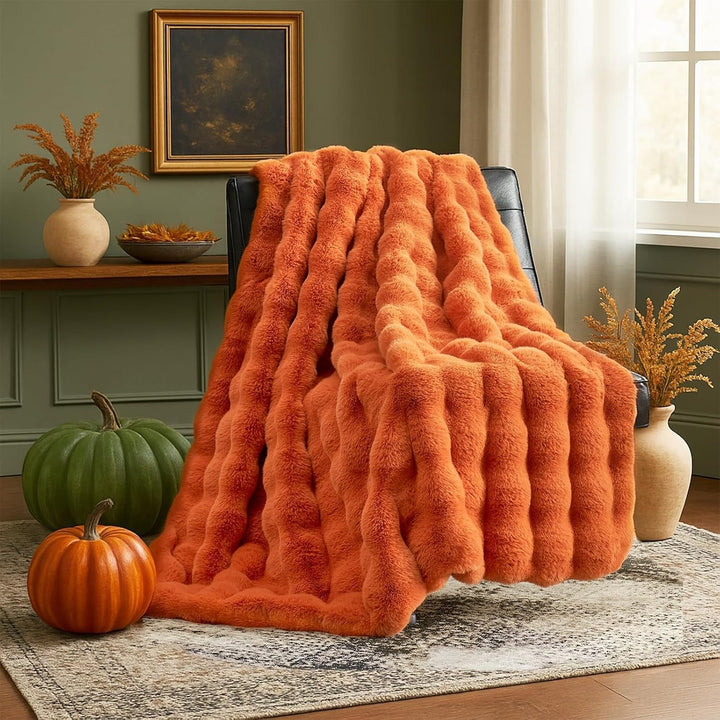 CasaLuxe Koc – Stylowy i Miękki Dwustronny Koc Fleece