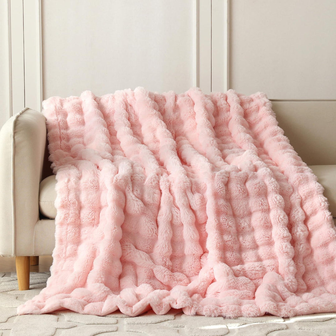 CasaLuxe Koc – Stylowy i Miękki Dwustronny Koc Fleece