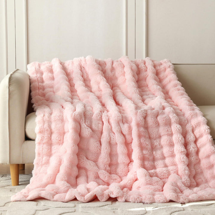 CasaLuxe Koc – Stylowy i Miękki Dwustronny Koc Fleece