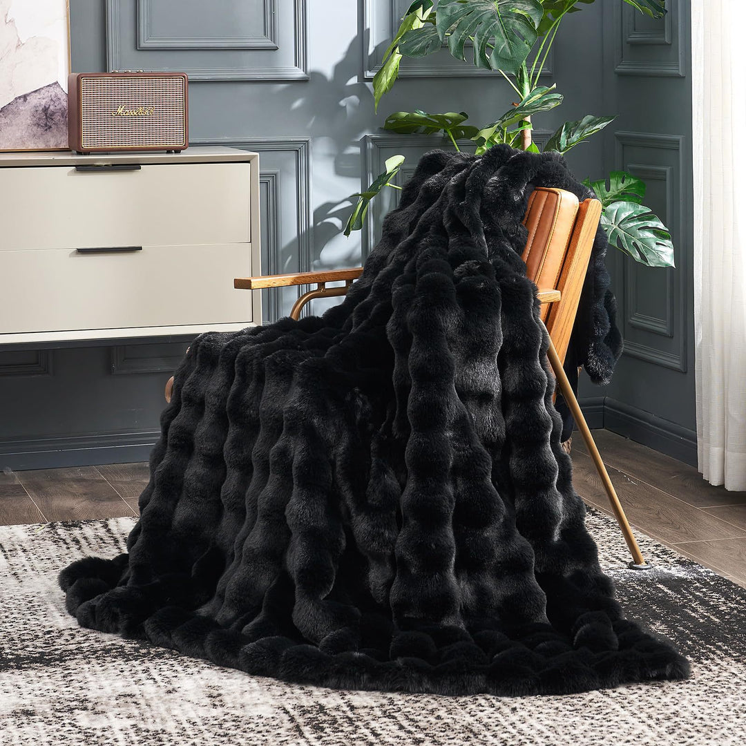CasaLuxe Koc – Stylowy i Miękki Dwustronny Koc Fleece