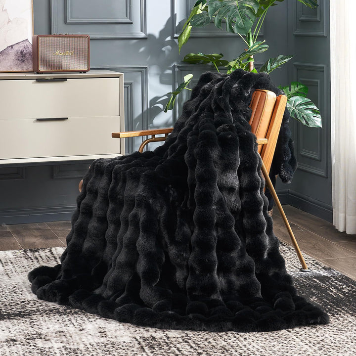 CasaLuxe Koc – Stylowy i Miękki Dwustronny Koc Fleece