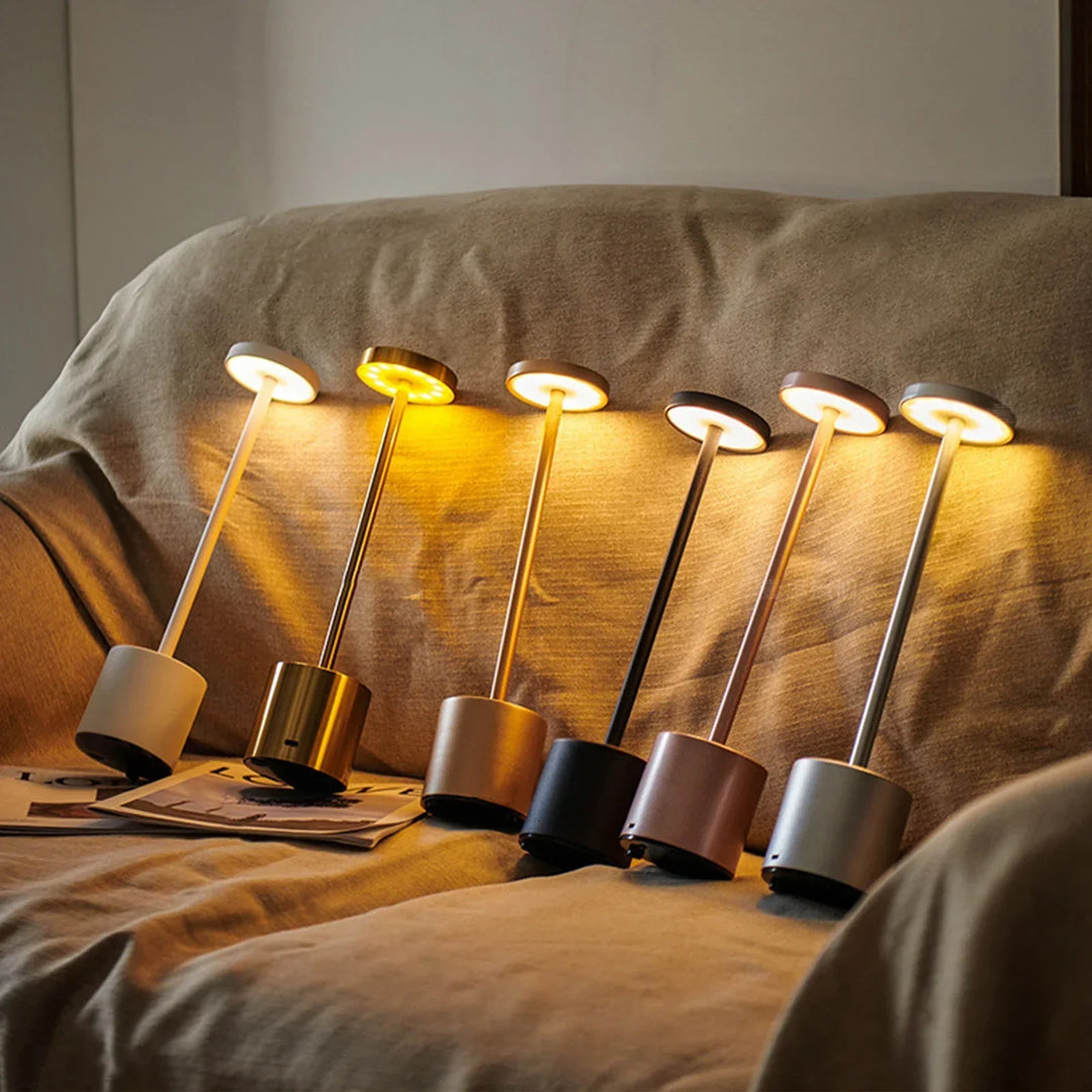 Lumora Classic Lampa Bezprzewodowa - Lampa Biurkowa LED z Czujnikiem Dotykowym i 3 Regulowanymi Temperaturami Barw