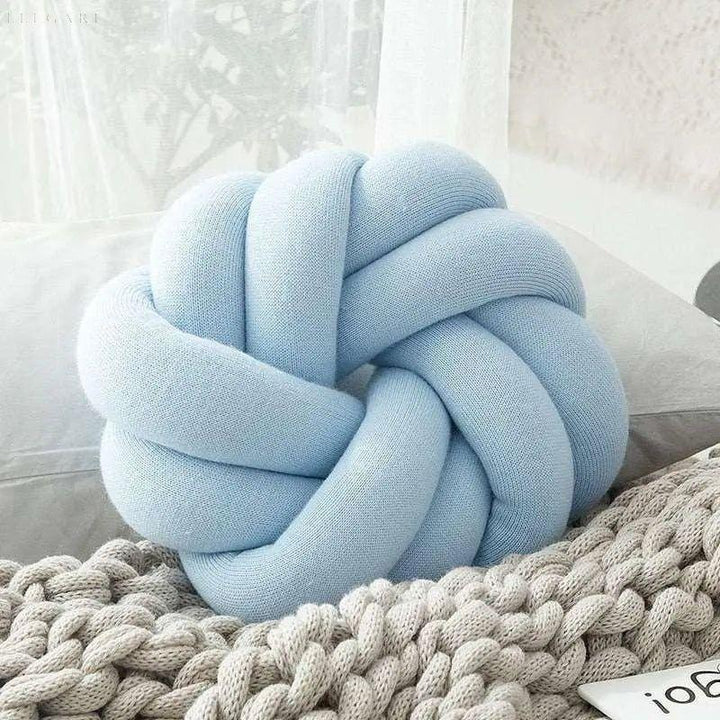 Poduszka w kształcie węzła bawełnianego - Bomullsknutkudde