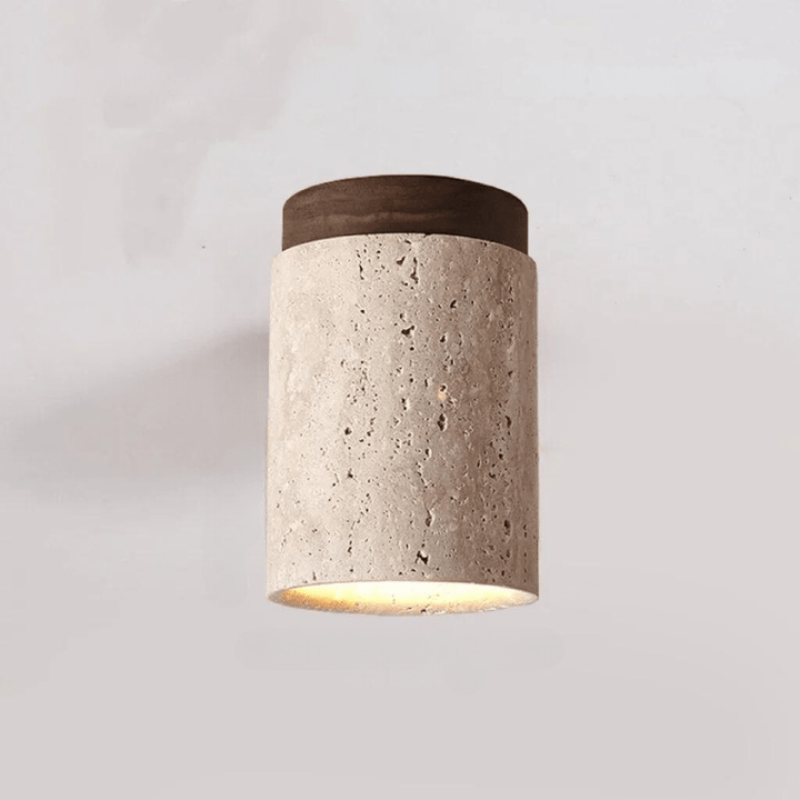 Lampa wisząca Travertin | Kamień naturalny | Minimalistyczny design | Kompatybilna z E27