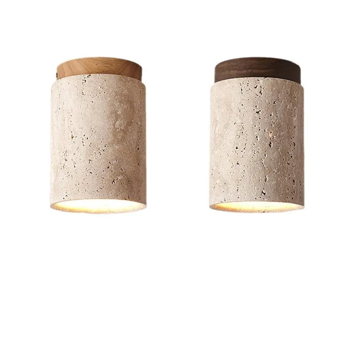 Lampa wisząca Travertin | Kamień naturalny | Minimalistyczny design | Kompatybilna z E27