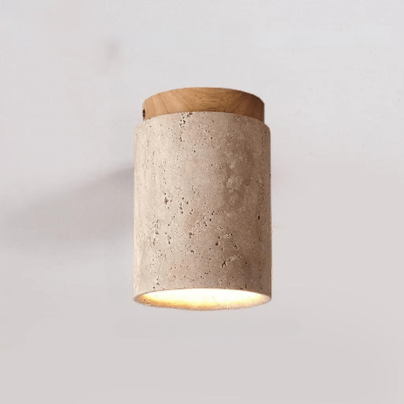 Lampa wisząca Travertin | Kamień naturalny | Minimalistyczny design | Kompatybilna z E27