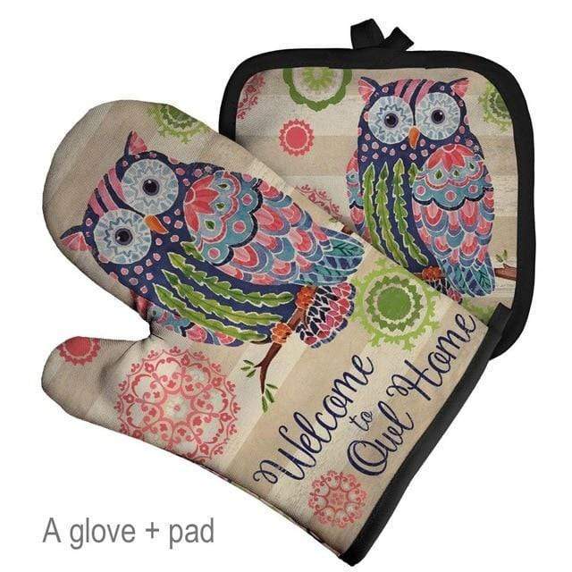CozyPaws - Urocze, inspirowane kotami, odporne na ciepło rękawice do pieczenia