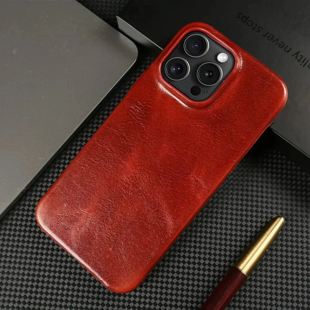 Premium etui na iPhone - Elegancka ochrona o ponadczasowym stylu