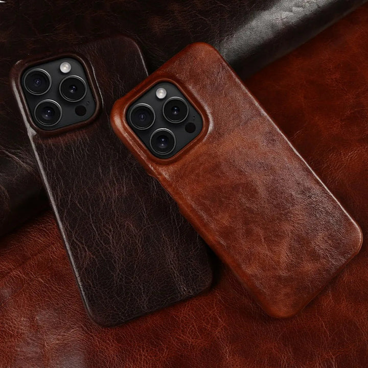 Premium etui na iPhone - Elegancka ochrona o ponadczasowym stylu
