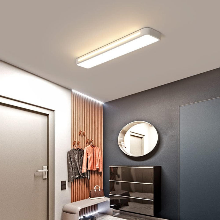 Nordycka Minimalistyczna Długa Lampa LED sufitowa