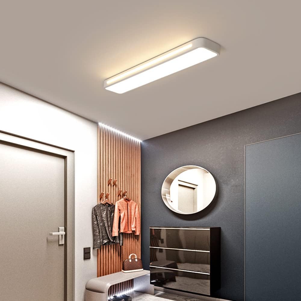 Nordycki Styl Długa Lampa LED sufitowa – Minimalistyczny Design