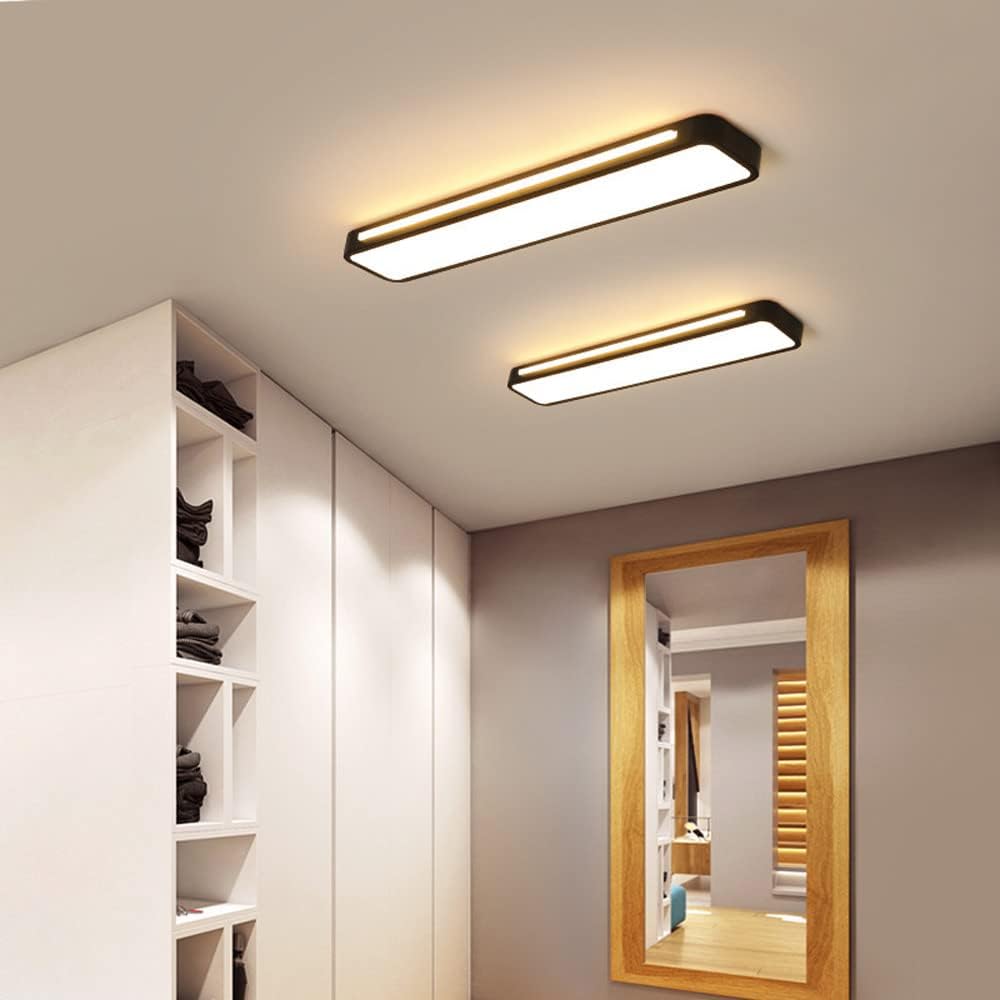 Nordycka Minimalistyczna Długa Lampa LED sufitowa