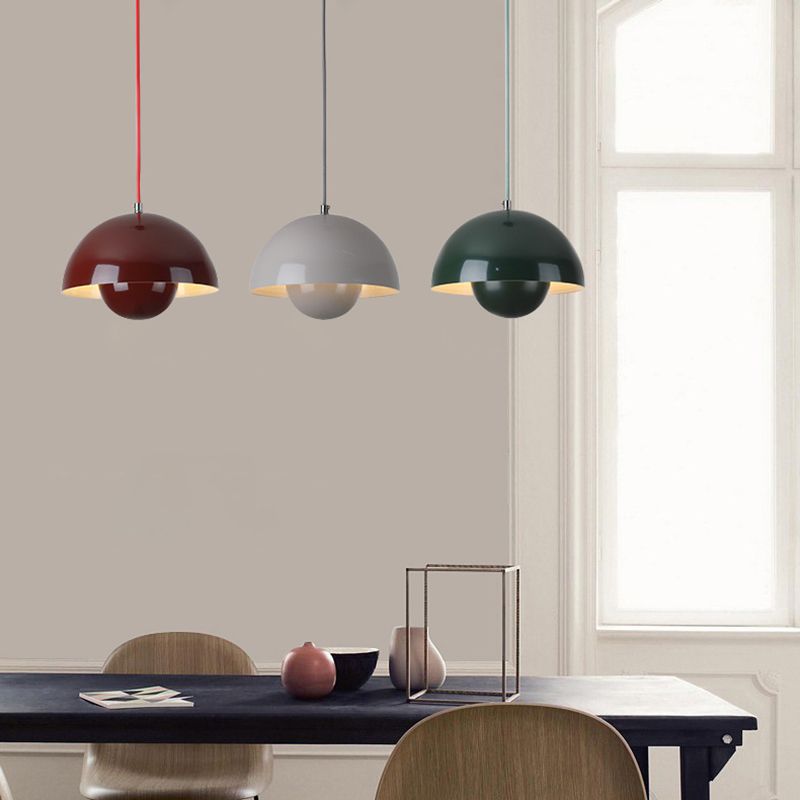 Lampa wisząca Nowoczesna Metalowa Kopuła