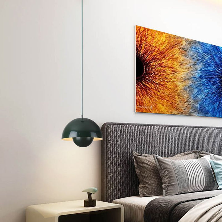 Lampa wisząca Nowoczesna Metalowa Kopuła