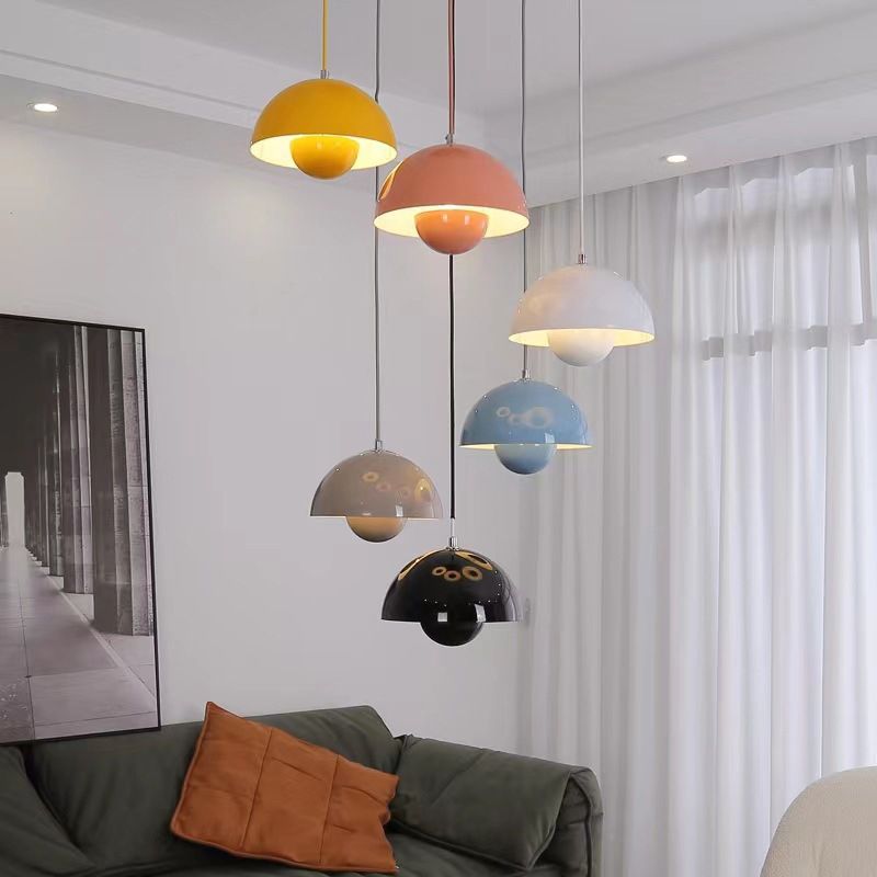 Lampa wisząca Nowoczesna Metalowa Kopuła